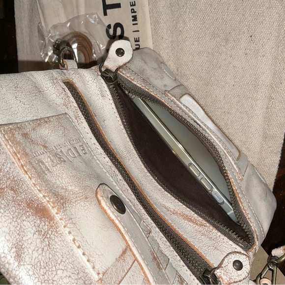 NWT Bed Stu Leather Cadence Wallet Wristlet Crossbody Nectar Lux MSRP $175 - Picture 10 of 16